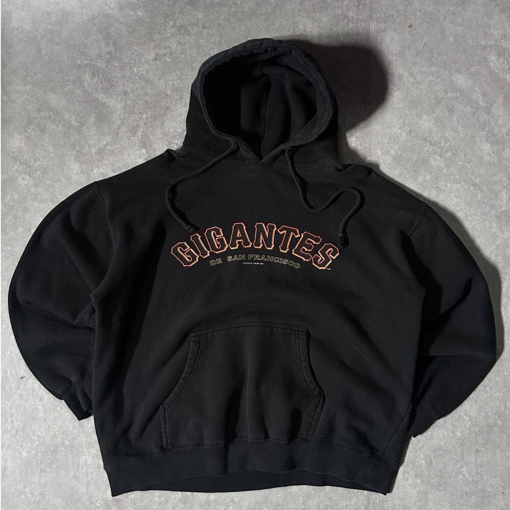 2000's Vintage San Francisco Giants Spanish Black Hoodie -XL